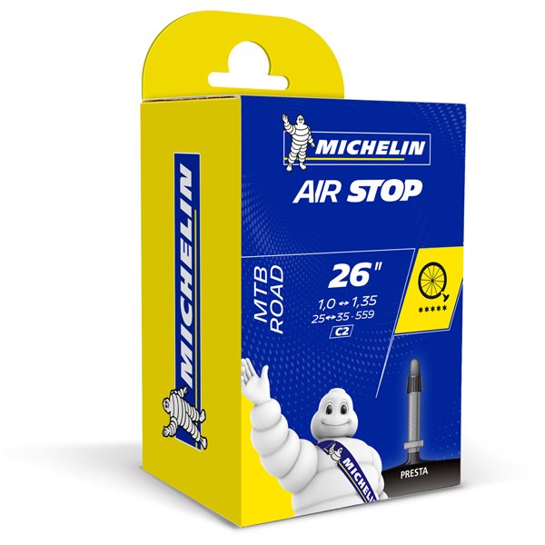 Binnenband Michelin C2 Airstop 25/35x559 Fv 40mm