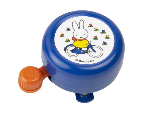 Widek kinderbel Nijntje op de fiets blauw op kaart