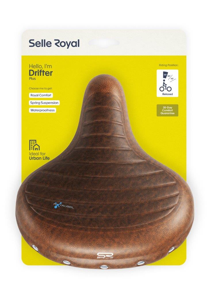 Selle Royal Zadel "Drifter Plus Premium Relaxed" Bruin